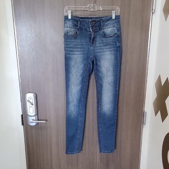 Wax JEANS Classic Blue Women's Jeans BUTT i Love You - Picture 1 of 9